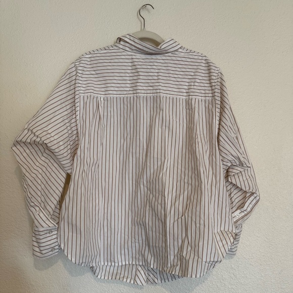 NWOT free people Sabine Striped Articulated Shirt - Picture 12 of 15